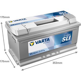 Varta DYNAMIC SLI 12V 88Ah 740A 588403074 F5