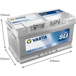 Varta DYNAMIC SLI 12V 85Ah 800A 585200080 F18
