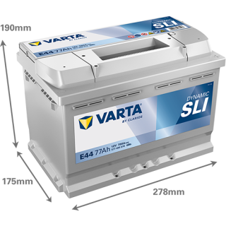 Varta DYNAMIC SLI 12V 77Ah 780A 577400078 E44
