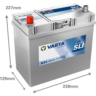 Varta DYNAMIC SLI 12V 45Ah 330A 545158033 B34