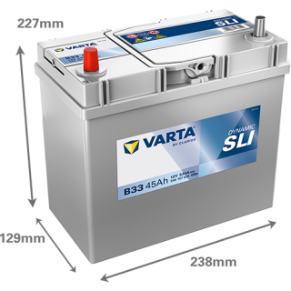 Varta DYNAMIC SLI 12V 45Ah 330A 545157033 B33