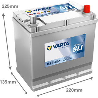 Varta DYNAMIC SLI 12V 45Ah 300A 545077030 B23