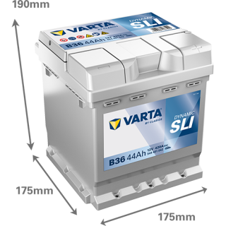 Varta DYNAMIC SLI 12V 44Ah 420A 544401042 B36