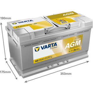Varta DYNAMIC AGM 12V 95Ah 850A 595901085 A5