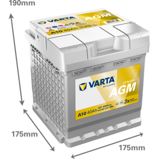 Varta DYNAMIC AGM 12V 40Ah 420A 540901042 A10