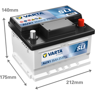 Varta DYNAMIC AUX 12V 35Ah 520A 535106052 AUX1